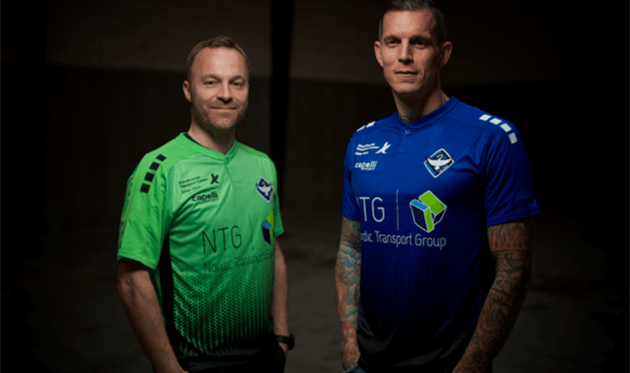 Даниэль Аггер (справа) и Ларс Якобсен, фото ФК Кеге