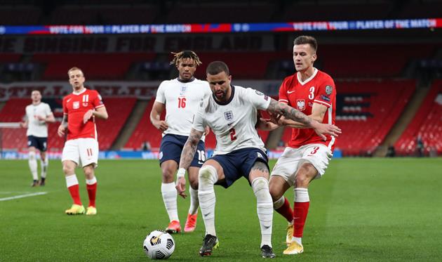 Англия - Польша. getty images