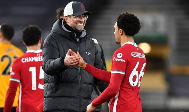 Юрген Клопп (слева) и Трент Александер-Арнольд, Getty Images