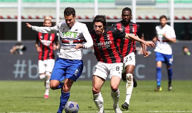 Милан - Сампдория, Getty Images
