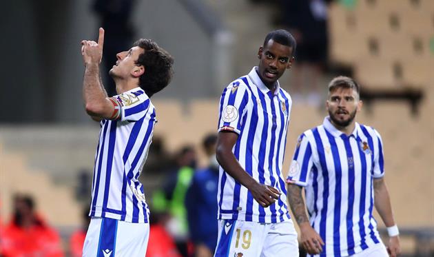 Радость игроков Реал Сосьедада, getty images