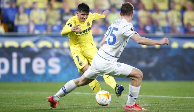 Жерар Морено в матче против Динамо Киев, Getty Images