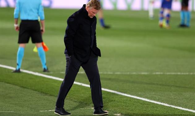 Рональд Куман в матче против Реала, Getty Images