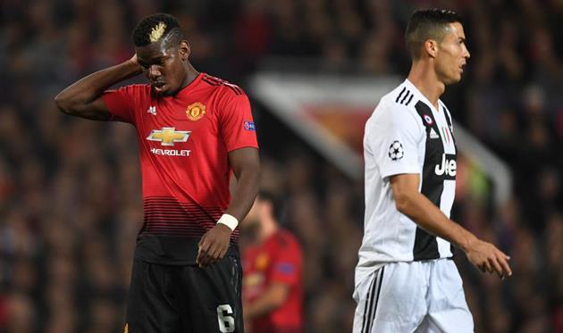 Поль Погба (слева) и Криштиану Роналду, getty images