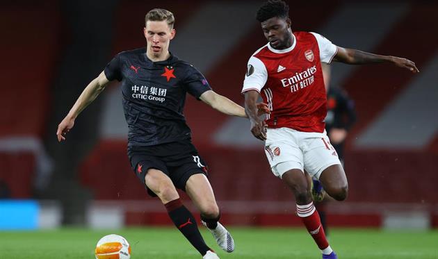 Матч Арсенал - Славия Прага, getty images