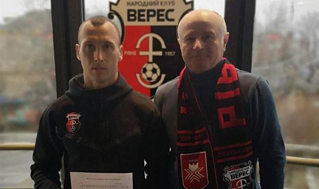 Михаил Шестаков (слева), фото НК Верес