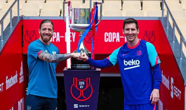 Икер Муниаин и Лионель Месси, фото ФК Атлетик