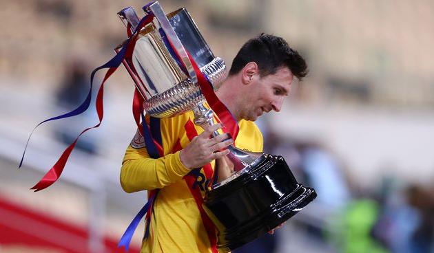 Лионель Месси после матча против Атлетика, Getty Images