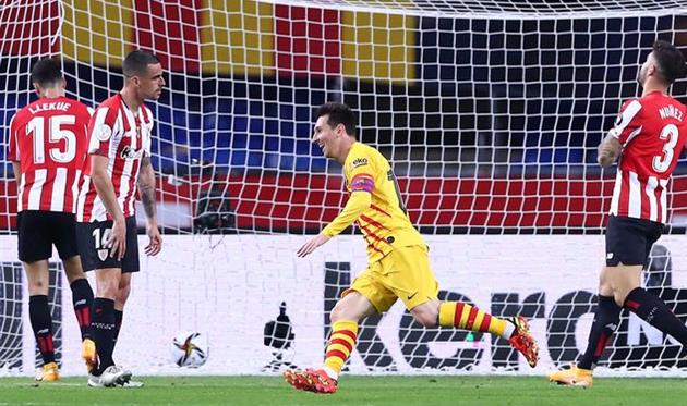 Лионель Месси в матче против Атлетика, Getty Images