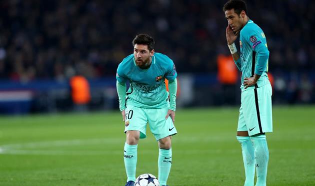 Лионель Месси и Неймар, Getty Images