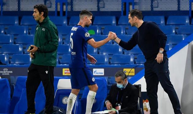 Жоржиньо (слева) и Фрэнк Лампард, getty images