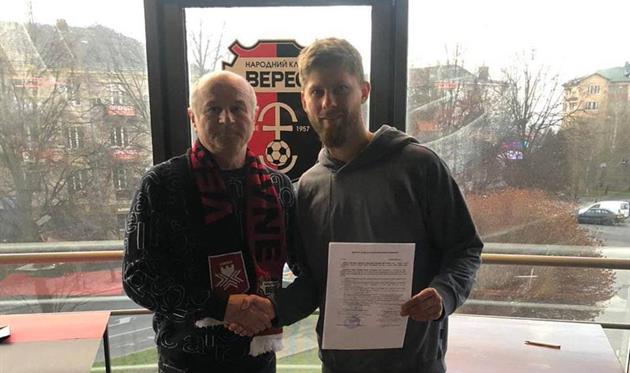 Никита Полулях (справа), фото НК Верес