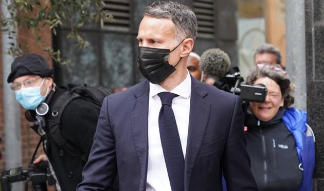 Райан Гиггз прибыл в суд, Getty Images