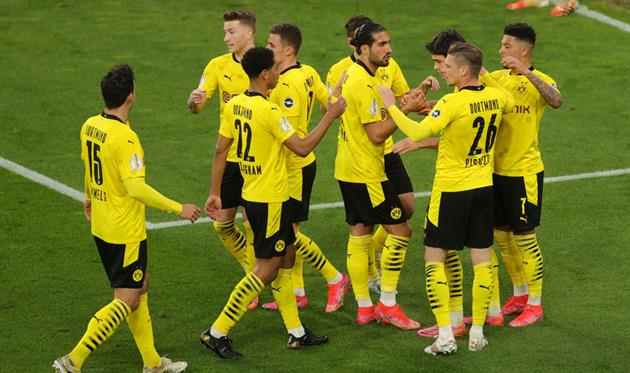 Радость игроков Боруссии Д, getty images
