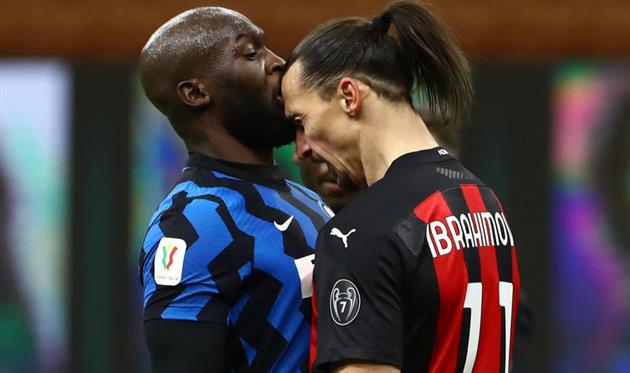 Ромелу Лукаку (слева) и Златан Ибрагимович, getty images