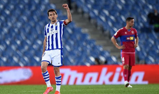 Радость игроков Реал Сосьедада, getty images