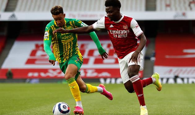 Матч Арсенал - Вест Бромвич, getty images