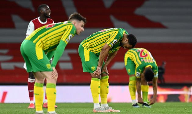 Игроки Вест Бромвича, getty images