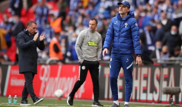 Томас Тухель в матче против Лестера, Getty Images