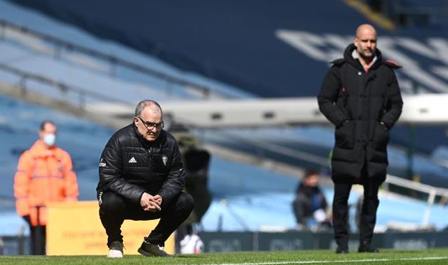 Марсело Бьелса (слева) и Хосеп Гвардиола, getty images