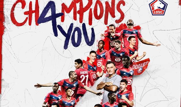 Лилль - чемпион Франции-2020/21, Getty Images