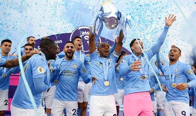 Манчестер Сити - чемпион Англии-2020/21, getty images