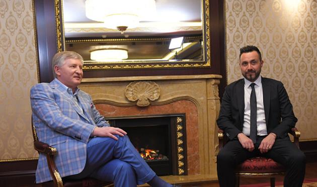 Ринат Ахметов и Роберто Де Дзерби