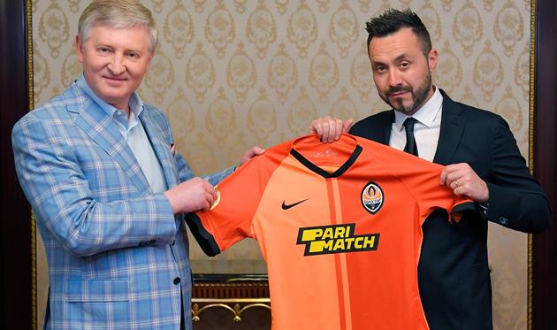 Ринат Ахметов и Роберто Де Дзерби, ФК Шахтер Донецк