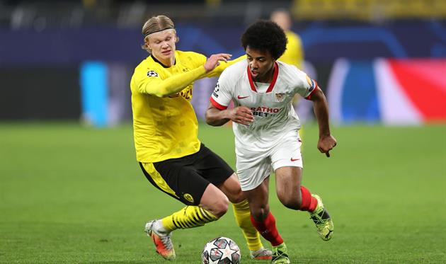 Жюль Кунде против Эрлинга Холанда, getty images