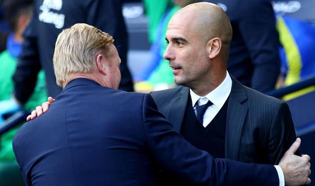 Хосеп Гвардиола (слева) и Рональд Куман, getty images