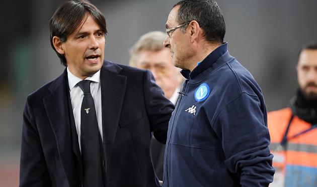 Симоне Индзаги и Маурицио Сарри, Getty Images