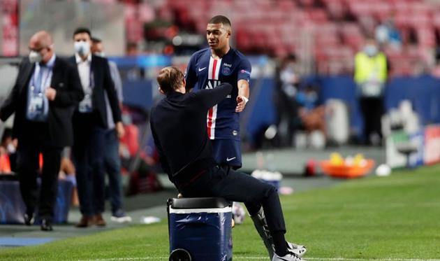 Томас Тухель и Килиан Мбаппе, getty images