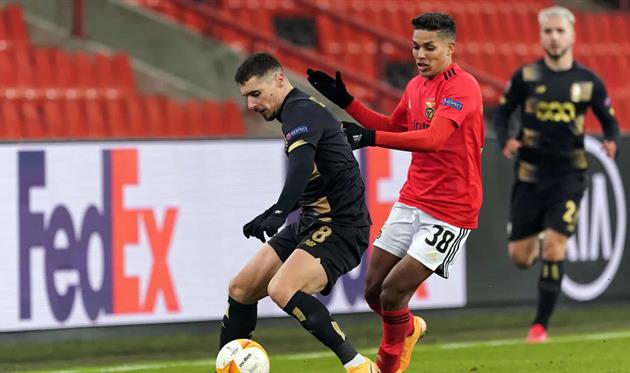 Педриньо в игре за Бенфику, Getty Images