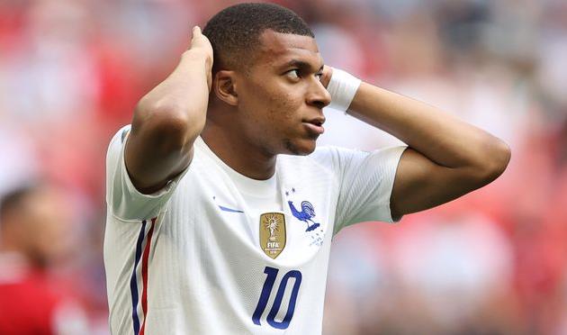 Килиан Мбаппе в матче против Венгрии, Getty Images