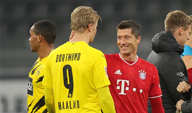 Эрлинг Холанд и Роберт Левандовски, Getty Images