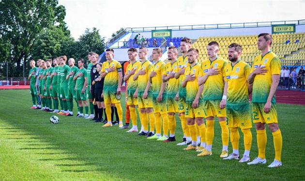 Игроки Полесья (справа), ФК Полесье