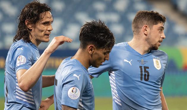 Футболисты сборной Уругвая, фото Selección Uruguaya
