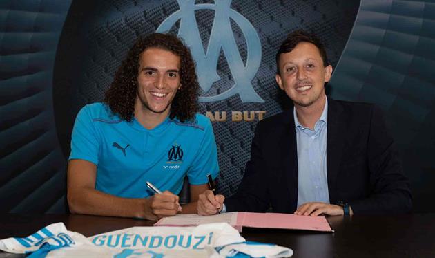 Маттео Гендузи (слева), ФК Марсель