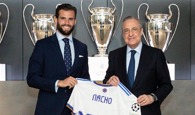 Начо (слева) и Флорентино Перес, ФК Реал