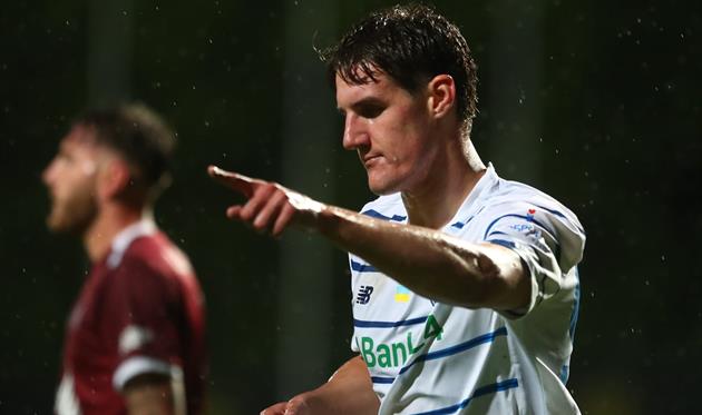 Дебютный гол Шкурина за Динамо — в обзоре матча против Серветта