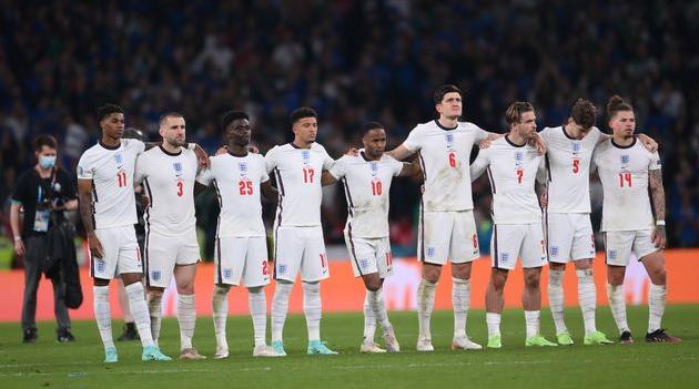Сборная Англии в матче против Италии, Getty Images
