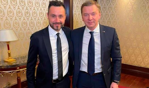 Роберто Де Дзерби и Сергей Палкин, ФК Шахтер Донецк