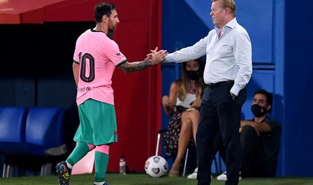 Лионель Месси и Рональд Куман (справа), Getty Images