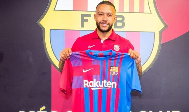 Мемфис Депай. Фото ФК Барселона