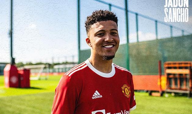  Джейдон Санчо. Фото Манчестер Юнайтед