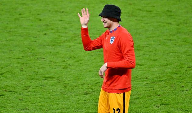 Аарон Рамсдейл в составе сборной Англии на Евро-2020, Getty Images