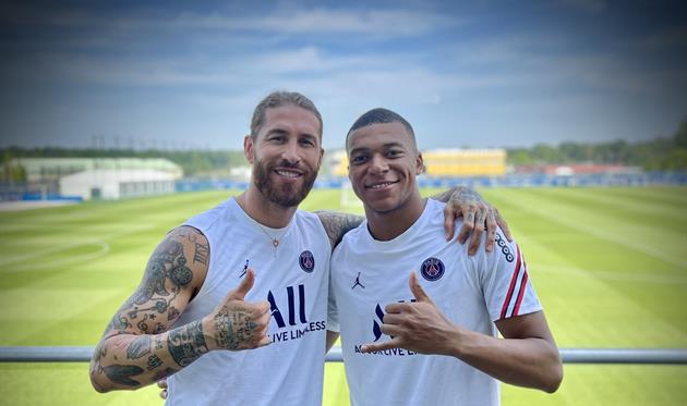 Серхио Рамос и Килиан Мбаппе, twitter.com/SergioRamos