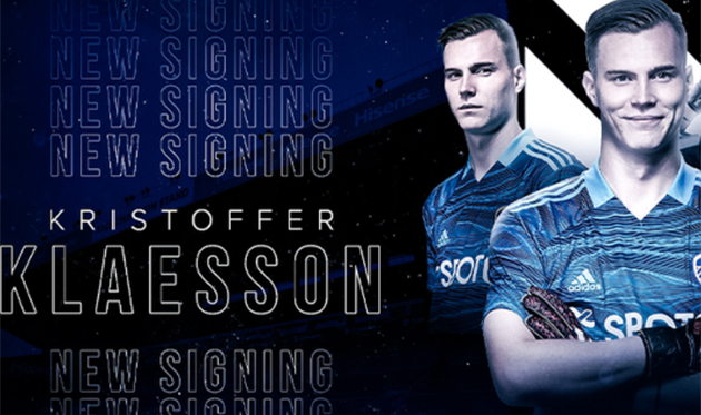 Кристоффер Клаессон, фото ФК Лидс