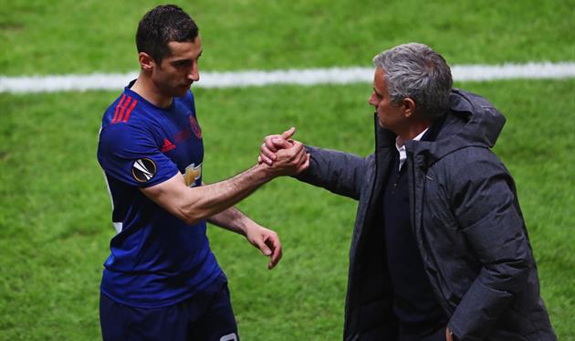 Мхитарян и Моуриньо, Getty Images