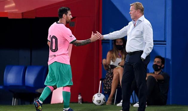 Куман и Месси. Фото Getty Images